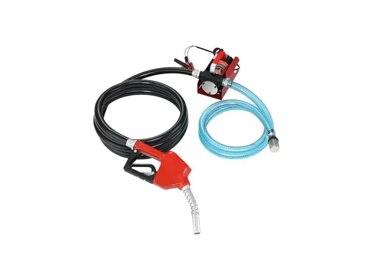 VEVOR 12V 10 GPM Diesel Fuel Transfer Pump Kit w/ Auto Shut-Off Nozzle & Hose