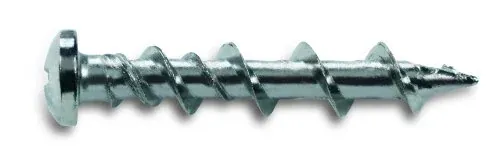 Powers Fastening Innovations 02316 Wall-Dog 100-Pack 1/4-Inch by 1-1/4-Inch Zinc Pan Head Light Duty Anchor