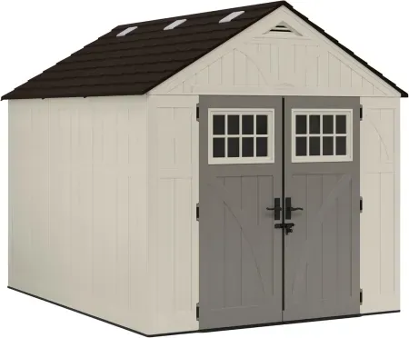 Suncast 8' x 10' Large Resin Outdoor Storage Shed