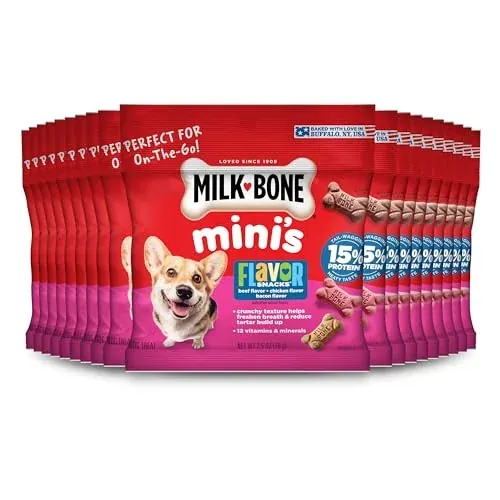 Milk-Bone Flavor Snacks Mini’s Dog Treats 20-Count