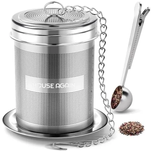 House Again Stainless Steel Tea Infuser w/ Scoop (Large)