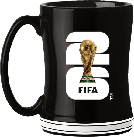 HONAV Soccer 14‑Oz FIFA World Cup Sculpted Mug