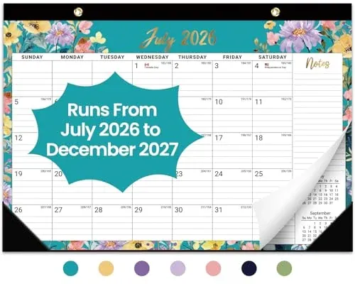Taja 2026-2027 18-Month Wall Calendar