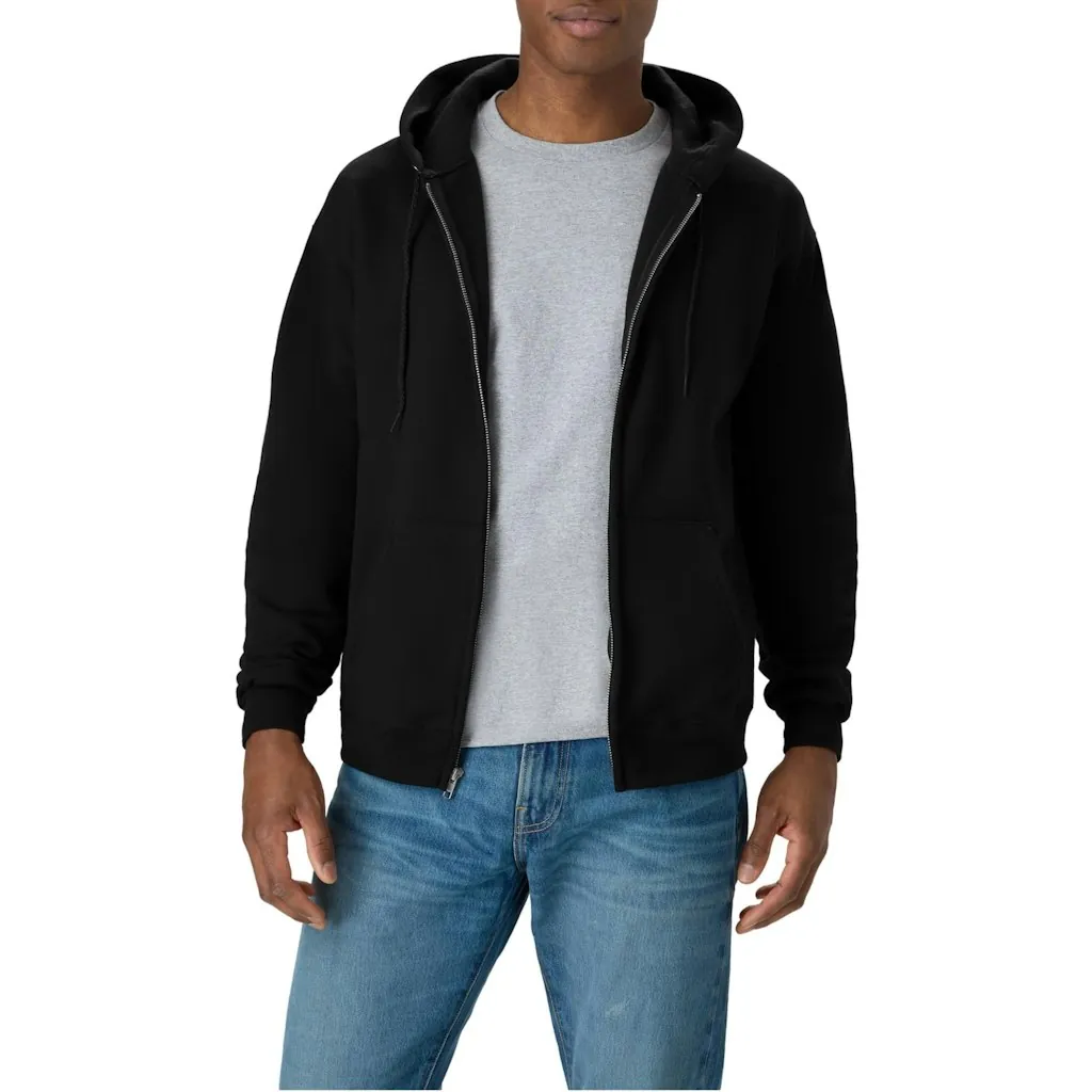 Hanes Men's EcoSmart Full-Zip Fleece Hoodie