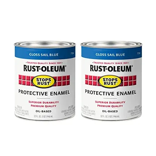 Rust-Oleum Stops Rust Brush On Protective Enamel Paint 2-Pack 32-Oz