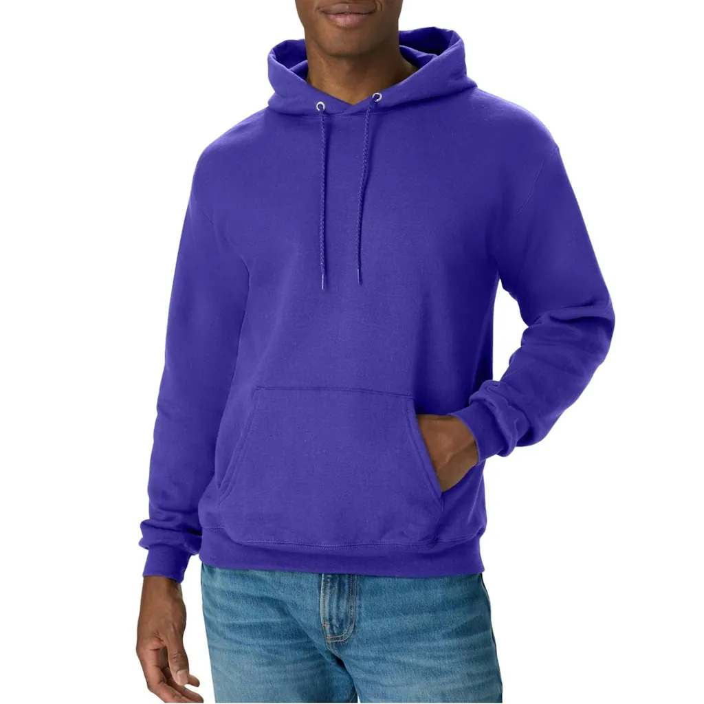Hanes Men's EcoSmart Midweight Fleece Hooded Sweatshirt