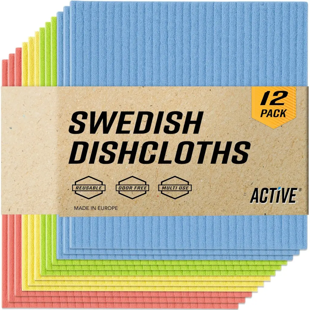 Active Swedish Dish Cloths 12-Pack