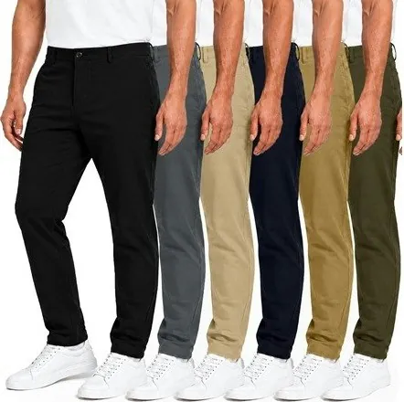 Men's Super Stretch Chino Pants 3-Pack