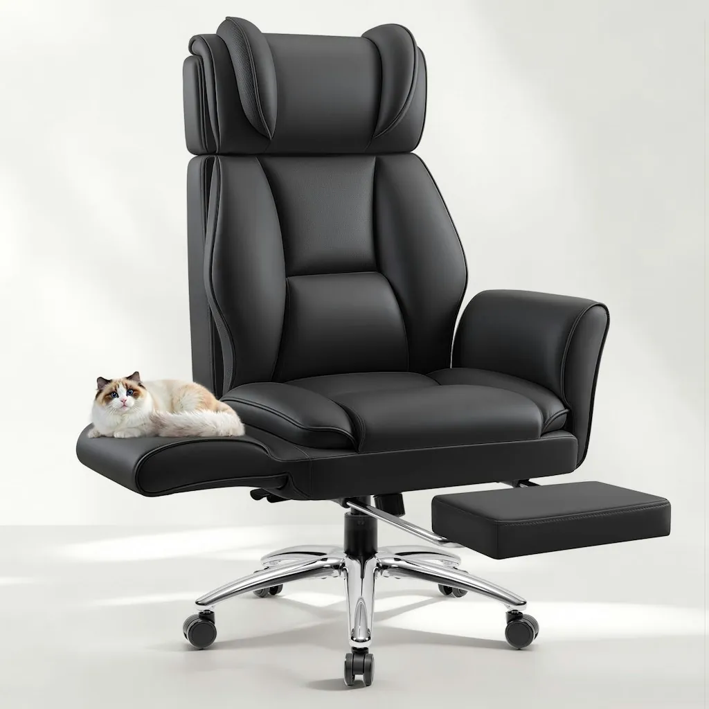 Fidom Big & Tall Ergonomic Leather Executive Office Chair