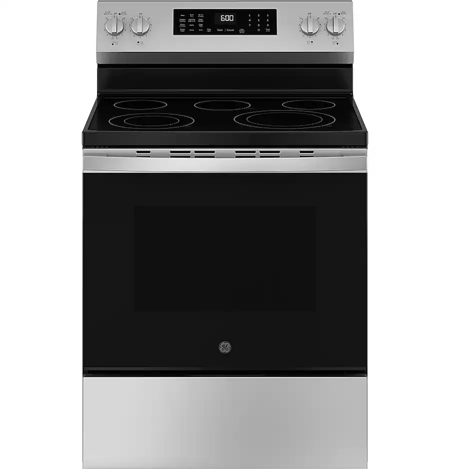 GE 30" Wide 5.3-Cu. Ft. Freestanding Electric Convection Range
