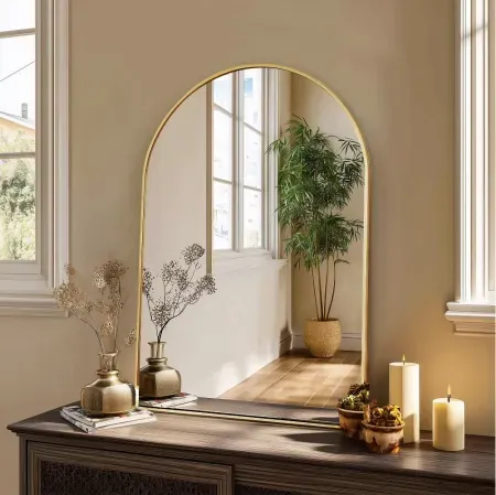 CONCETTA 20" x 30" Decor Arched Bathroom Mirror