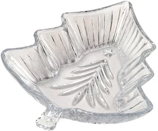 Godinger Crystal Tree Tray Clear