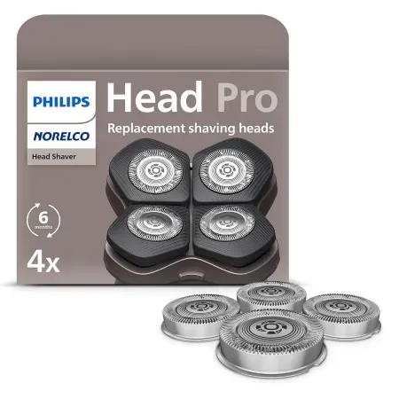 Philips Norelco 4-Piece Genuine Head Shaver Replacement Heads