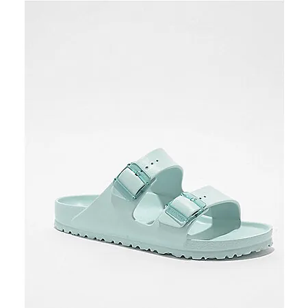 Birkenstock Women's Arizona Stealth Buckle EVA Waterproof Sandals (Surf Green)