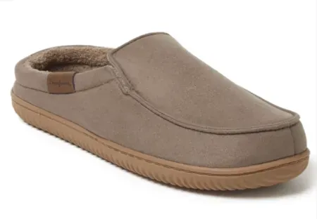 Dearfoams Cozy Comfort Men's Twin Notch Moc Toe Clog Slippers