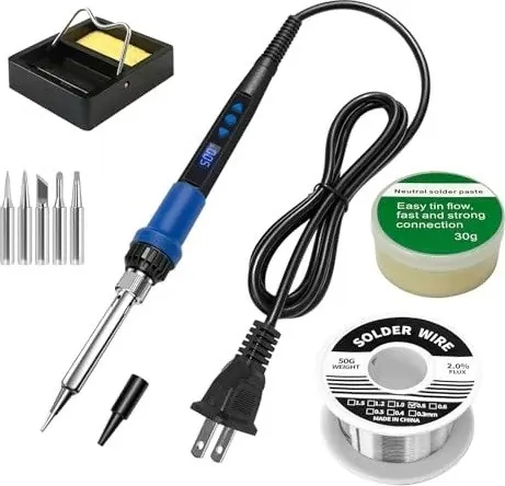 Fumeiyi 80W Adjustable Temperature Soldering Iron Kit