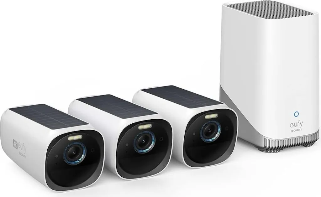 Certified Refurb eufy eufyCam 3 4K Wireless Solar Security Camera System