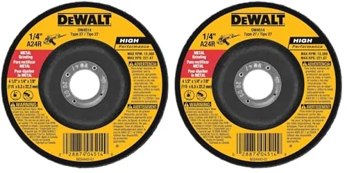 DEWALT DW4514 4-1/2" Grinding Wheel (2-Pack)