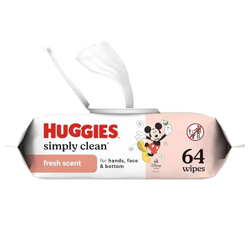 Huggies Simply Clean Fresh Scent Wipes 64-Count