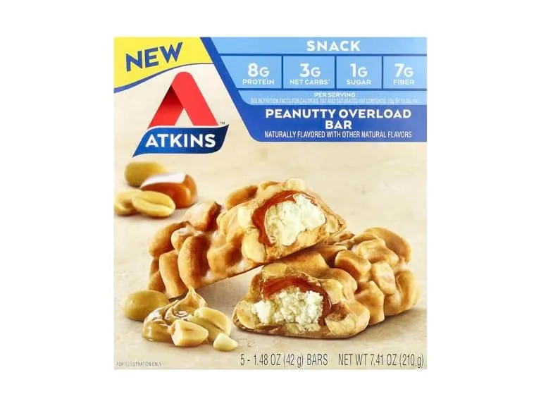 Atkins Snack Peanutty Overload Bar 5-Pack
