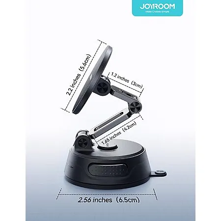 JOYROOM Tri-Fold Magnetic Phone Car Mount w/ 360° Rotation