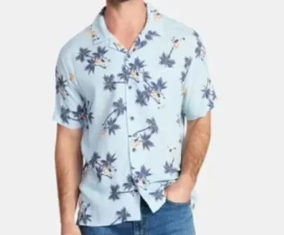 Bluey Men's Graphic Button-Up Shirt