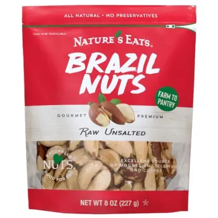 8oz Nature’s Eats Raw Brazil Nuts