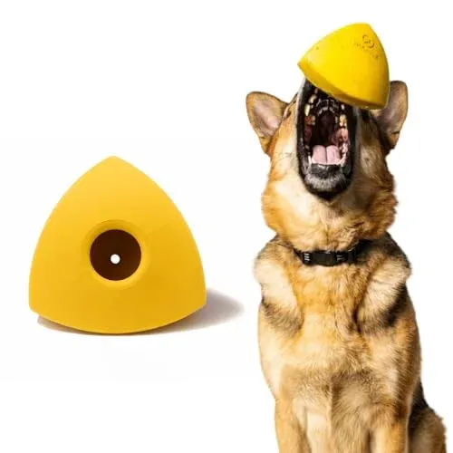 WoofBite 5"x4" Natural Rubber Pyramid Chew Toy
