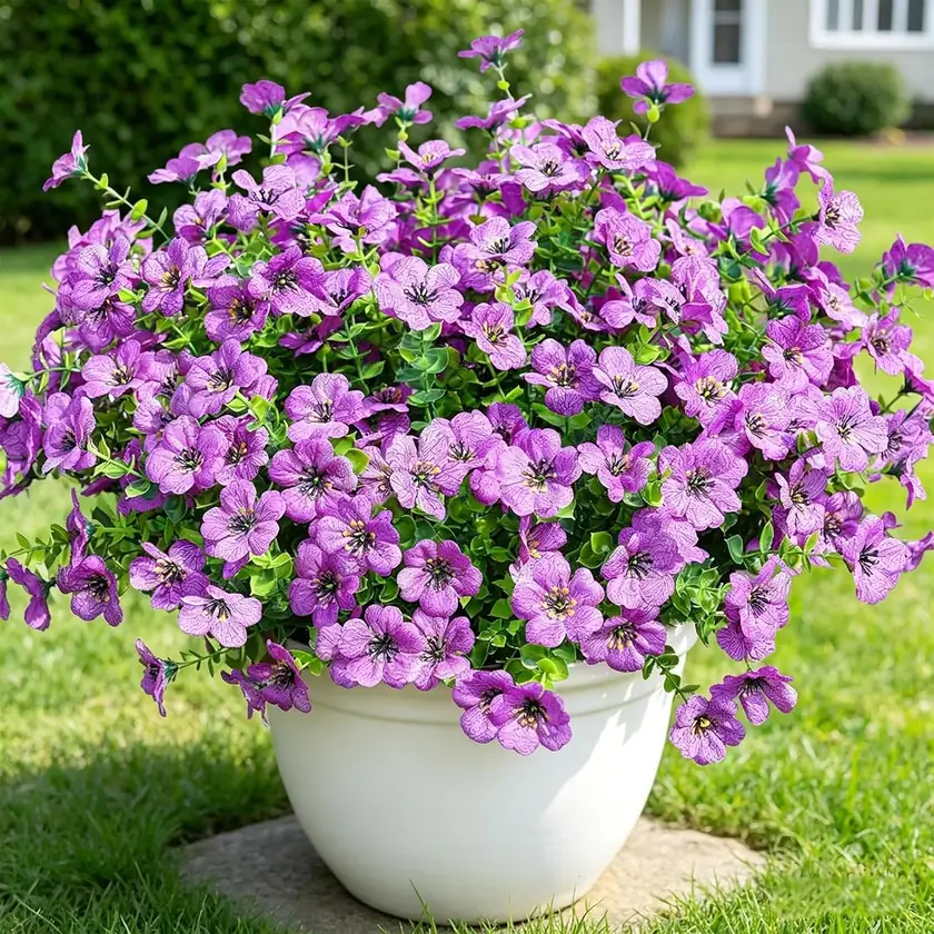 Elyum Artificial Flowers 18-Pack