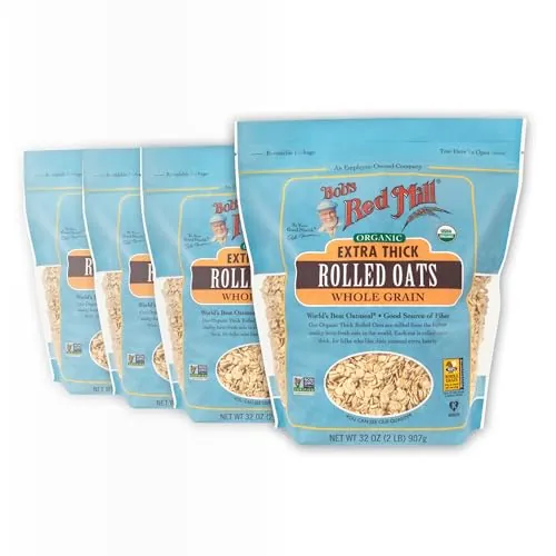 Bob's Red Mill Organic Thick Rolled Oats 4-Pack