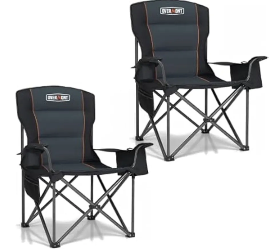 Overmont Oversized Camping Chairs 2-Pack