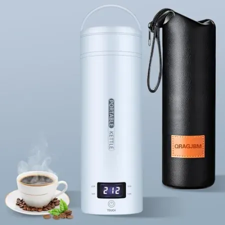 QRAGJBM 450ml / 15.2oz Portable Electric Kettle