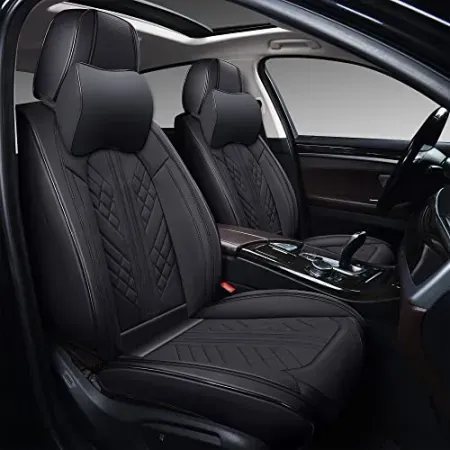 GXT Deluxe Faux Leather Full Coverage Car Seat Covers
