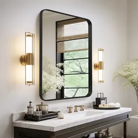 Anpark 22" x 30" Deep Frame Wall Mirror