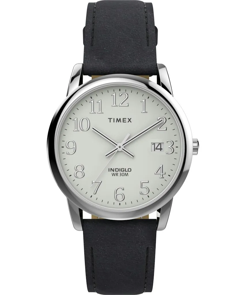Timex Easy Reader Leather Watch