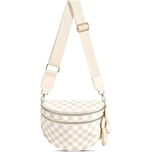 Checkered Crossbody Bag