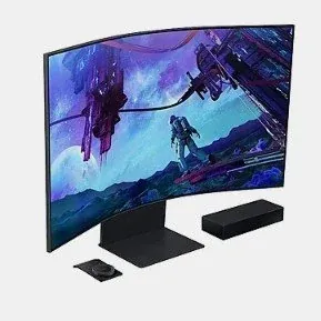 55" Samsung Odyssey Ark 4K UHD 165Hz Quantum Mini-LED VA Curved Gaming Monitor (EDU/EPP Deal)