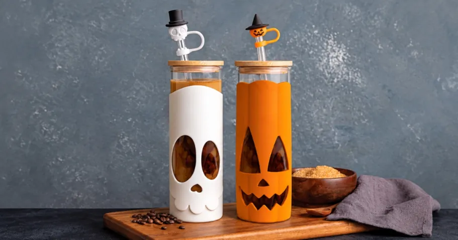 NEW Ototo Glass Halloween Tumblers w/ Straws Just $14.99 on Target (Reg. $25)