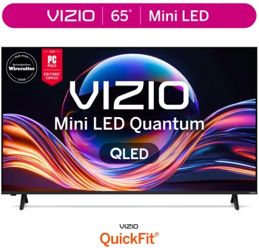 VIZIO 65" 4K QLED Mini-LED HDR Smart TV
