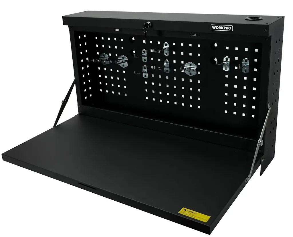 WorkPro 36" Wall-Mounted Workbench