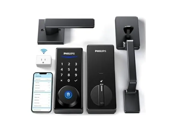 Philips 4000 Series Wi-Fi Smart Deadbolt w/ Handleset