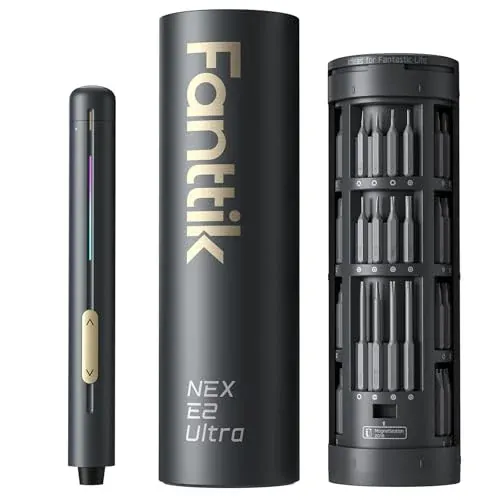 Fanttik E2 Ultra Electric Precision Screwdriver Set w/ 50-Piece S2 Steel Bits