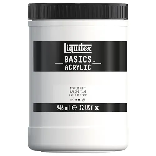 Liquitex BASICS Acrylic Paint 32-Oz (Titanium White)