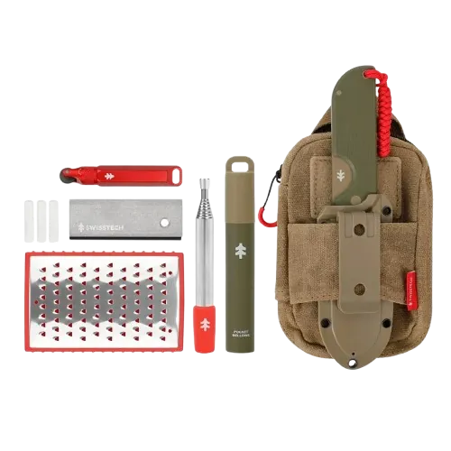 Swiss Tech Lodern 6-Piece Fixed Blade Kit