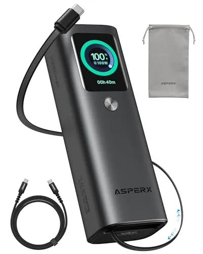 AsperX Laptop Power Bank 20,000mAh