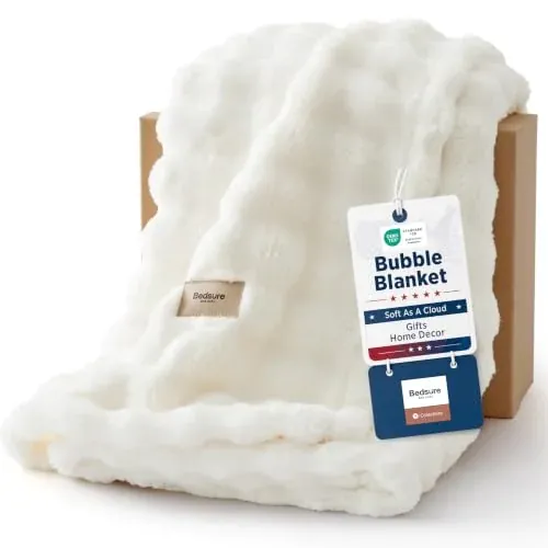 Bedsure Cloud Bubble Blanket 50"×60"