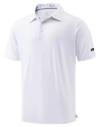 Obla Men's Short Sleeve Golf Polo Shirt