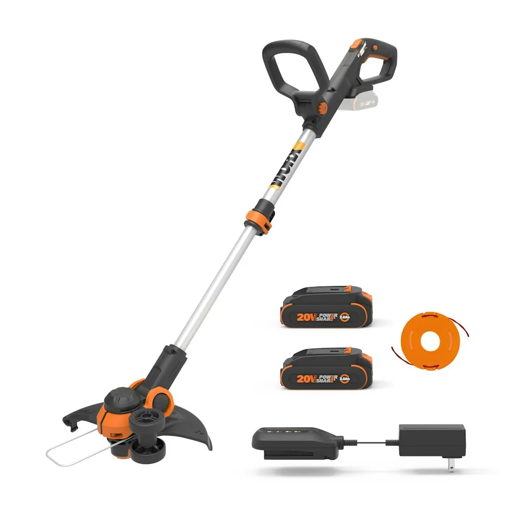WORX 20V 12" 2-in-1 Cordless String Trimmer & Electric Lawn Edger