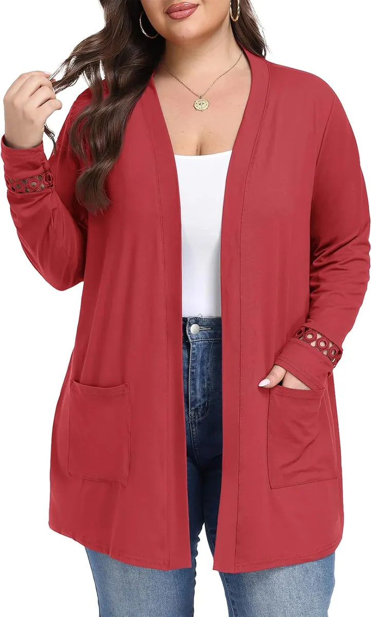 Women’s Plus Size Knit Cardigan