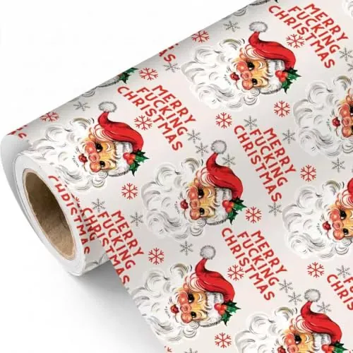 Novelty Christmas Wrapping Paper Roll